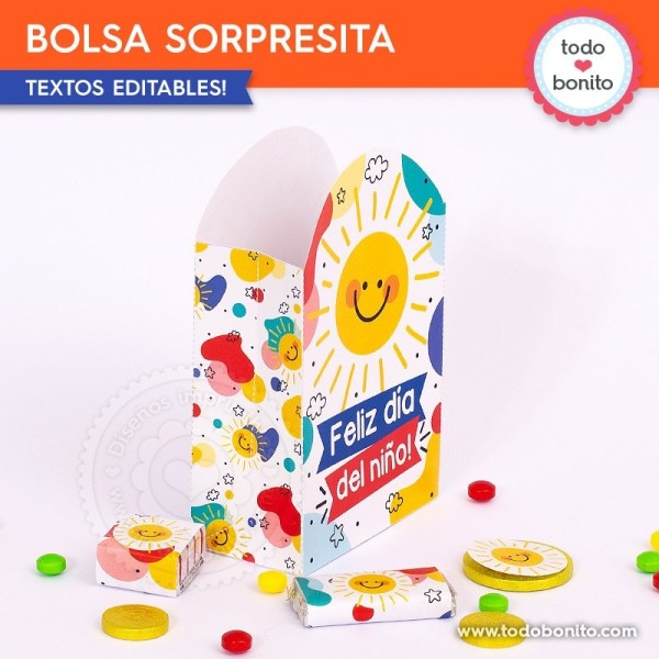 Infantil Bolsa Sorpresita Para Imprimir