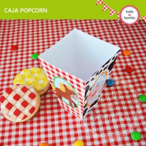 Granja: caja popcorn