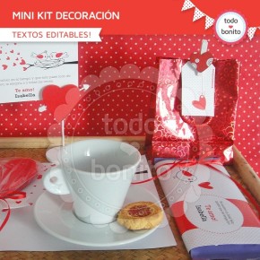 Corazones y pajaritos: kit decoración