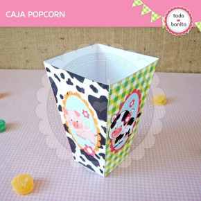 Granja nenas: caja popcorn