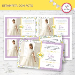 Shabby Chic violeta y...