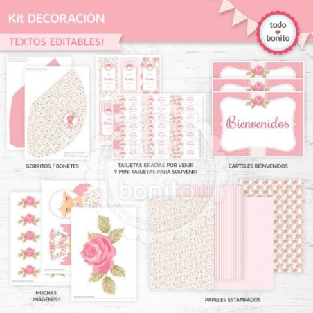 Shabby Chic Rosa: kit...