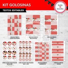 Orejas Mickey Rojo: kit...