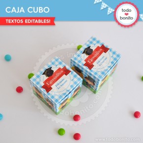 Egresaditos: cajita cubo