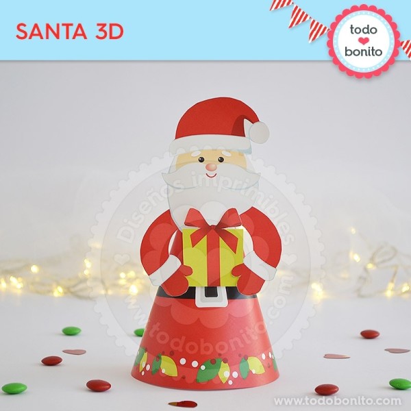 Carita de Santa Santa 3D