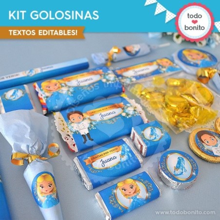 Cenicienta: kit etiquetas...