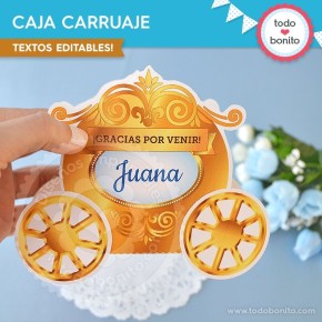 Cenicienta: caja carruaje