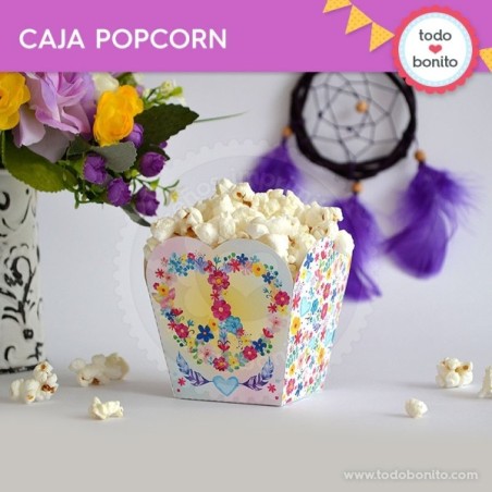 Amor y Paz: caja popcorn