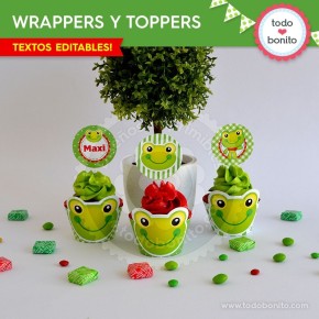 Sapo: wrappers y toppers...