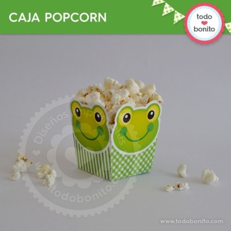 Sapo: caja popcorn para...