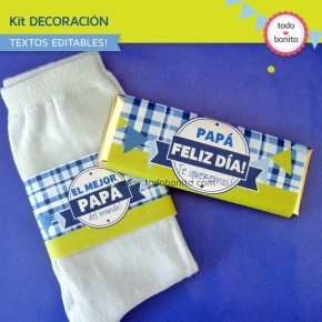 Día del padre: kit decoración