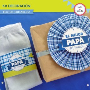 Día del padre: kit decoración