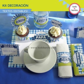 Día del padre: kit decoración