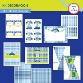 Día del padre: kit decoración