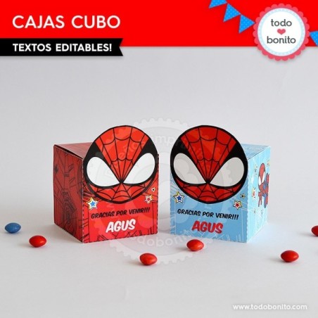 Hombre Araña: cajita cubo...