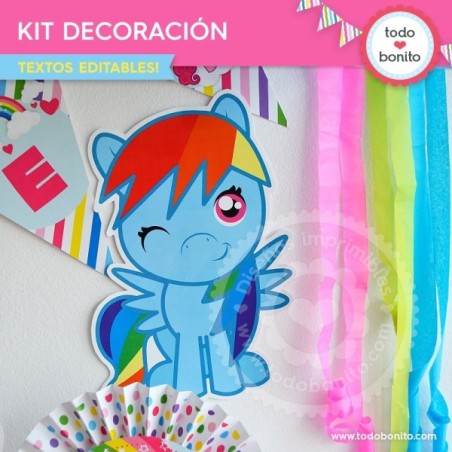 Pony Kit Imprimible Decoraci N De Fiesta