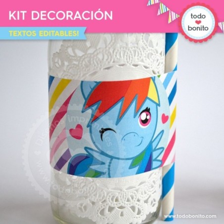 Pony Kit Imprimible Decoraci N De Fiesta