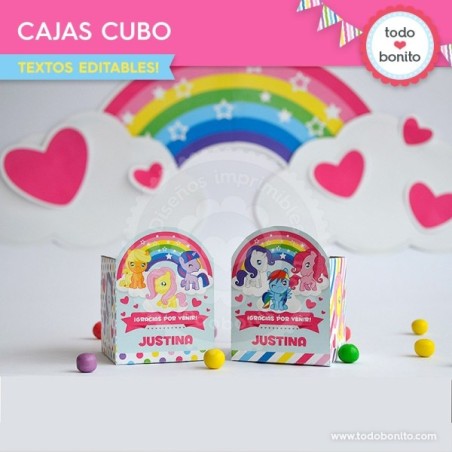 Pony: cajas cubo