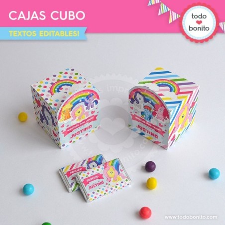 Pony: cajas cubo