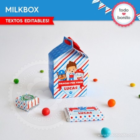 Paw-Patrol: cajita milkbox