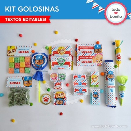 Paw Patrol: kit etiquetas...