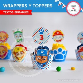 Paw-Patrol: wrappers y...