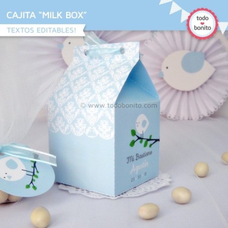 Pajarito bebé celeste: milbox