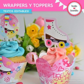 Patines: wrappers y toppers