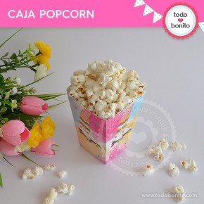 Patines: caja popcorn