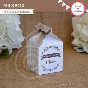 Rústico: milkbox