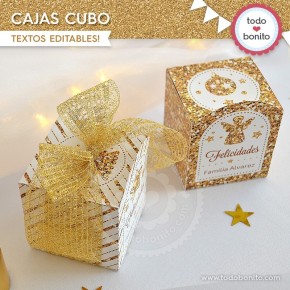 Navidad glitter dorado:...