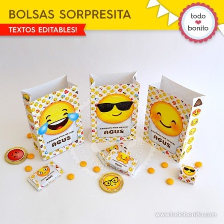 Emojis: bolsa sorpresita...