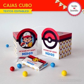 Pokémon: cajitas cubo