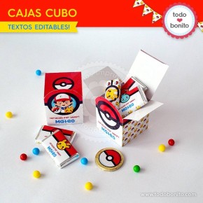 Pokémon: cajitas cubo