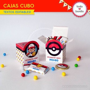 Pokémon: cajitas cubo