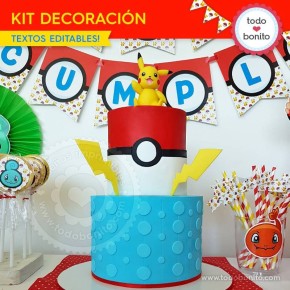 Pokémon: kit decoración