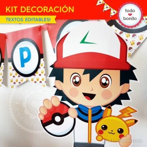 Pokémon: kit decoración