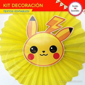 Pokémon: kit decoración