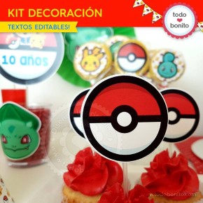 Pokémon: kit decoración