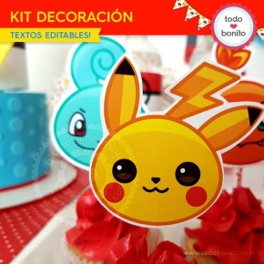 Pokémon: kit decoración