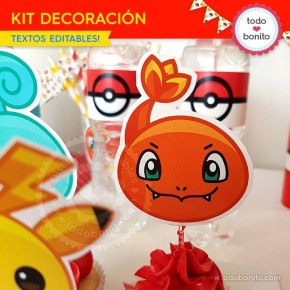 Pokémon: kit decoración