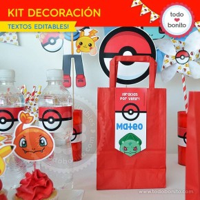 Pokémon: kit decoración