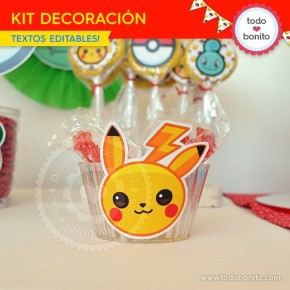 Pokémon: kit decoración