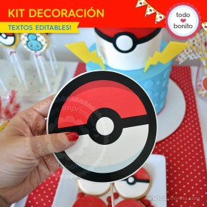 Pokémon: kit decoración