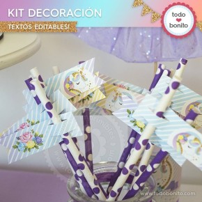 Unicornio: decoración de fiesta