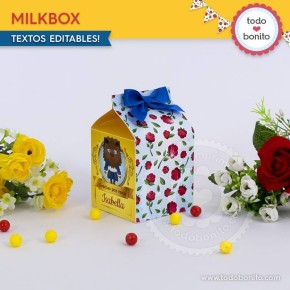 La Bella y la Bestia: milkbox