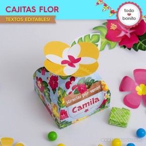 Moana: cajita flor