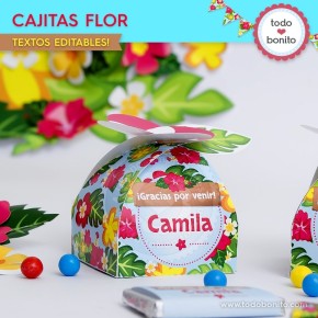 Moana: cajita flor