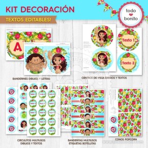 Moana: decoración de fiesta