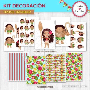 Moana: decoración de fiesta